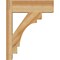 Ekena Millwork Merced Block Rough Sawn Outlooker, Western Red Cedar, 6"W x 16"D x 20"H OUT06X16X20MRC05RWR - alternate 3